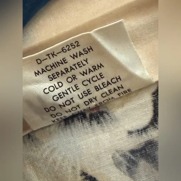 Vintage Japanese Tiger & Dragon 100% Cotton Kimono Wrap Robe, 58 Inches Length - Picture 6 of 15